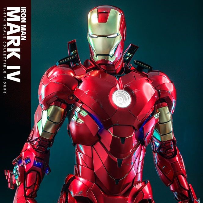 Marvel: Iron Man Mark IV Iron Man 2 1/4 Action Figure by Hot Toys