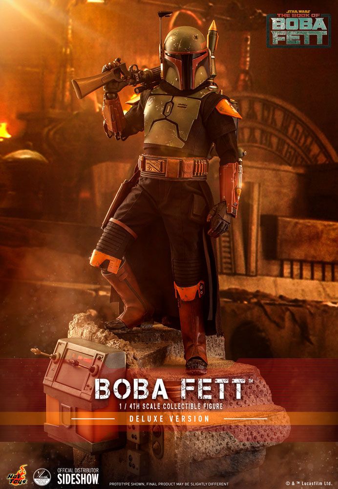 Special Offers Boba Fett Deluxe Version Star Wars The Book Of Boba Fett 1 4 Action Figure By