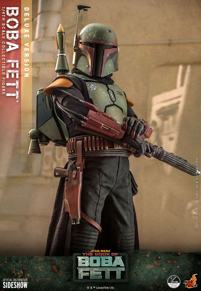 Hot Toys Boba Fett Deluxe Version Star Wars The Book Of Boba Fett 1 4 Action Figure By Hot Toys