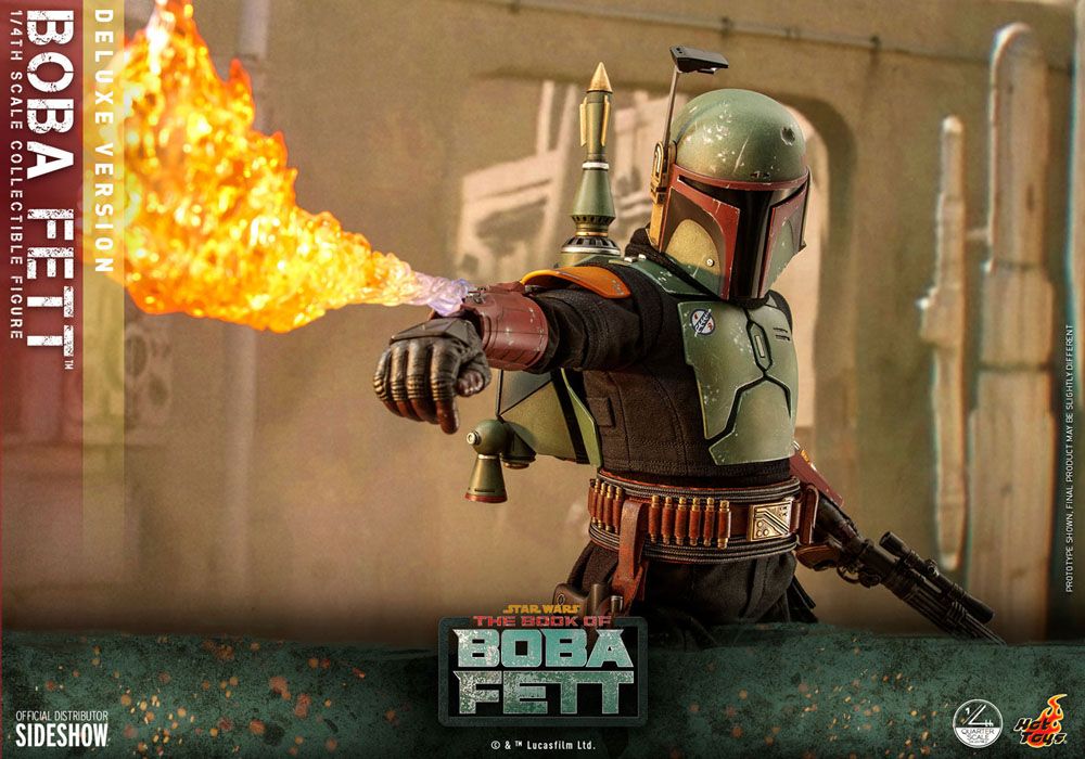 Special Offers Boba Fett Deluxe Version Star Wars The Book Of Boba Fett 1 4 Action Figure By