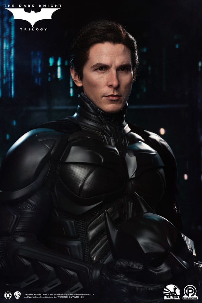 本物◇本物◇DC Direct デラックス 13インチ コレクターズ アクションフィギュア Christian Bale As バットマン ビギ  SF、ファンタジー、ホラー