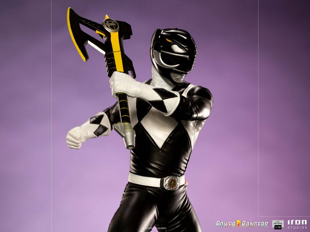 Power Rangers: Black Ranger Power Rangers Bds Art 1 10 Scale Statue By 