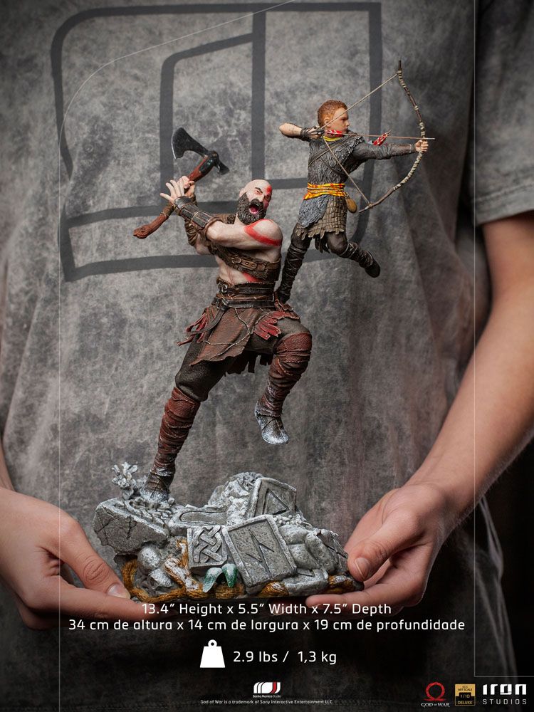 God of War Kratos and Atreus Action Figures PVC Action -  Hong Kong