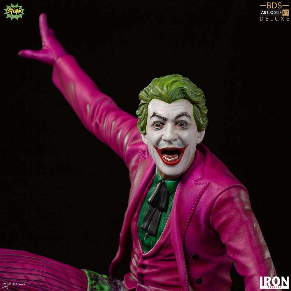 DC Comics: The Joker Batman 1966 Deluxe BDS Art 1/10 Scale Statue by Iron  Studios
