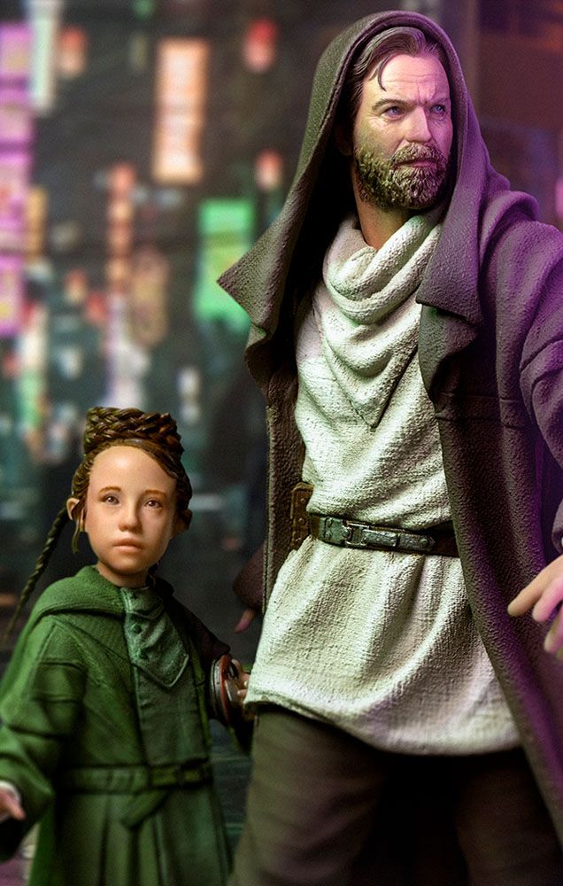 Star　1/10　Wars:　Leia　Obi-Wan　Art　Wars　Young　Star　Deluxe　Scale　Obi-Wan　Kenobi　Iron　Statue　by　Studios