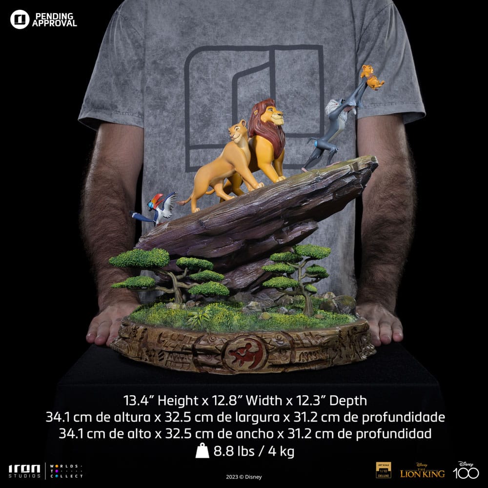 Disney 100 Years of Wonder D-Stage PVC Diorama Lion King 10 cm