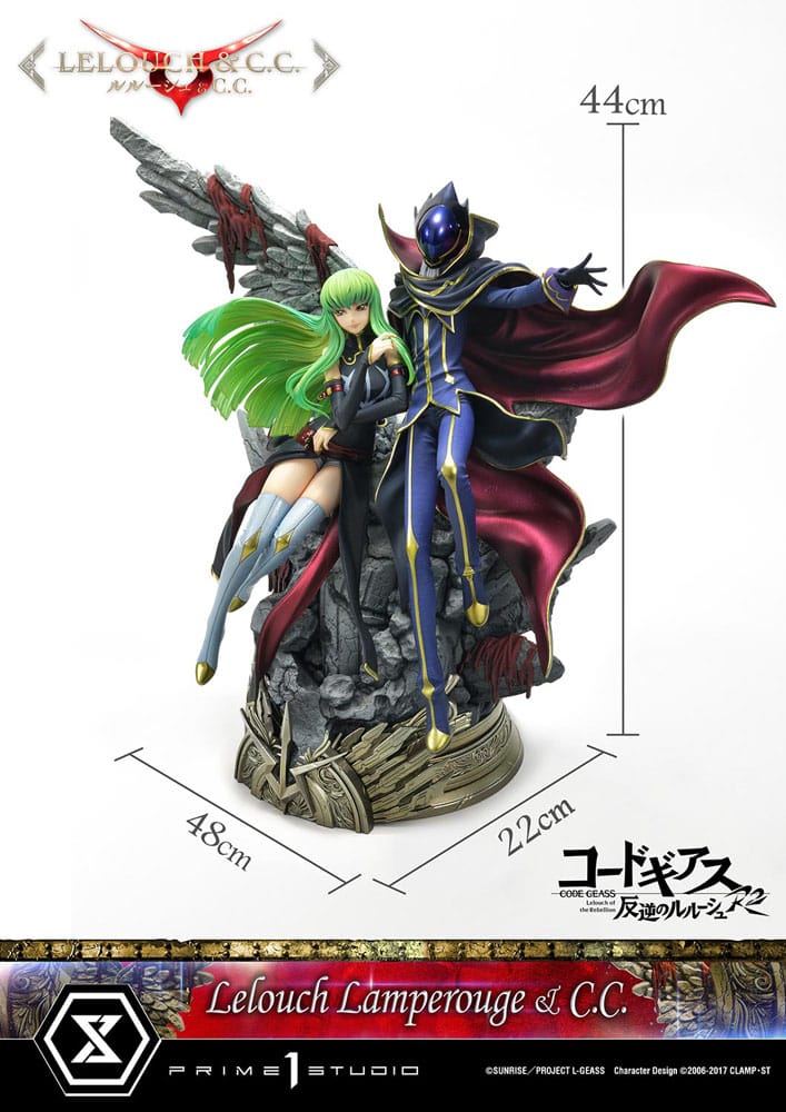 1/6 Sixth Scale Statue: Lelouch Lamperouge Code Geass Lelouch of the  Rebellion R2 Statue 1/6 Scale by Prime 1 Studio