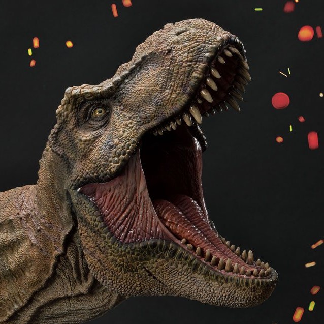 Statue: T-Rex & Carnotaurus Jurassic World: Fallen Kingdom 1/15 Statue by  Prime 1 Studio