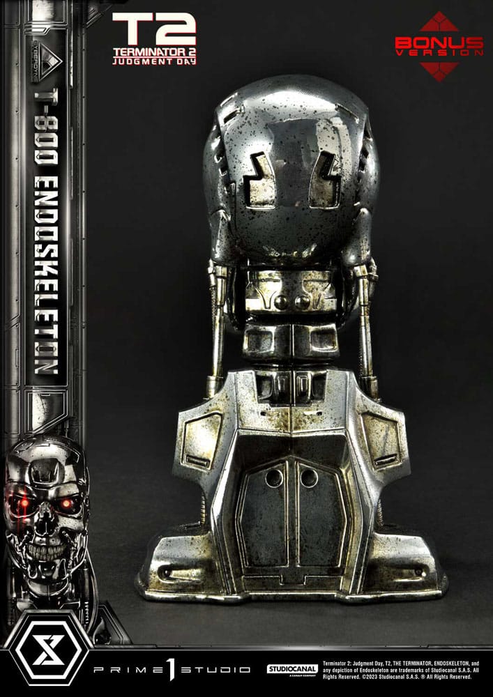 The Terminator: T-800 Endoskeleton Deluxe Bonus Version Terminator 2  Judgment Day Museum Masterline Series 1/3 Statue by Prime 1 Studio