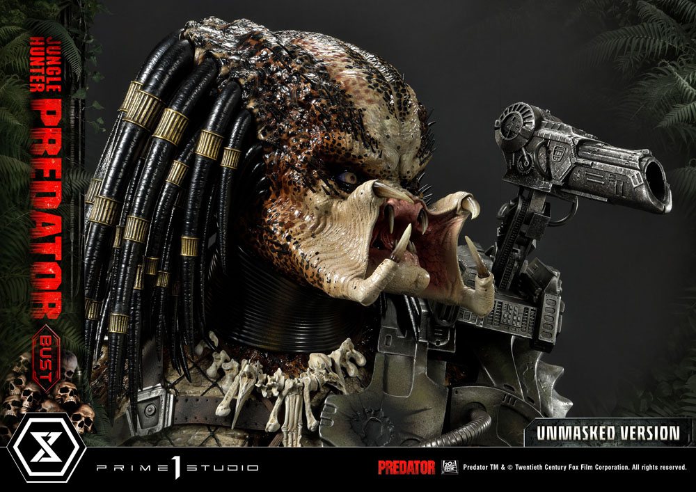 Predator: Jungle Hunter Predator Unmasked Version Predator 1/3 Bust by ...