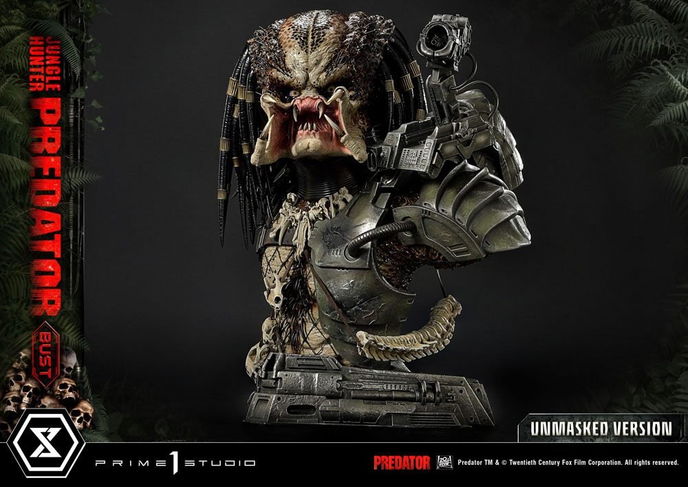 Predator: Jungle Hunter Predator Unmasked Version Predator 1/3 Bust by ...