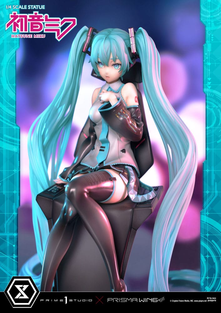 Hatsune Miku Prisma Wing PVC Statue 1/4 Hatsune Miku Art by neco 34 cm