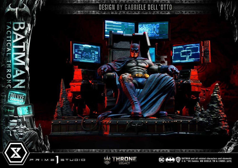 1/4 Quarter Scale Statue: Batman Tactical Throne Deluxe Bonus Version ...