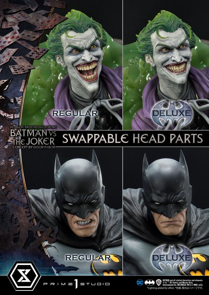 DC COMICS The JOKER 1/4 SCALE MUSEUM STATUE Figurine Joker Batman Bust  Figure