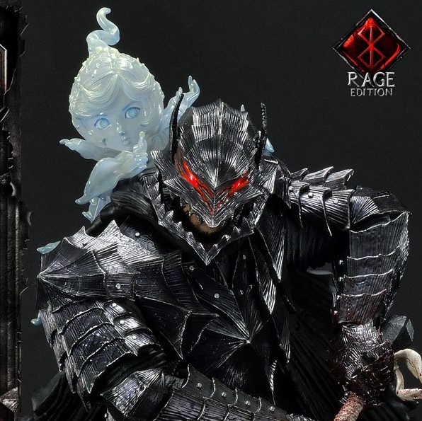 1/4 Quarter Scale Statue: Guts Berserker Armor Rage Edition Deluxe Version Berserk  1/4 Statue by Prime 1 Studio