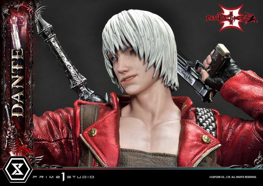 Devil May Cry 3 Dante Dark Red Cosplay Costume