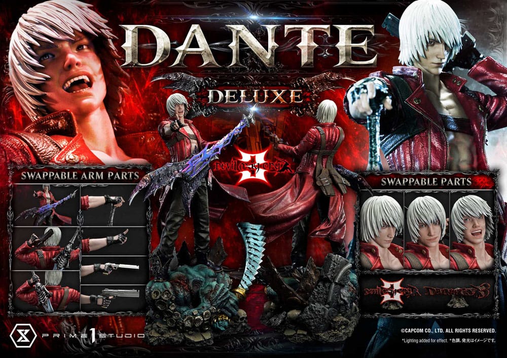 Dante, games, white hair, video games, capcom, devil may cry, guns, thorns,  anime, HD wallpaper