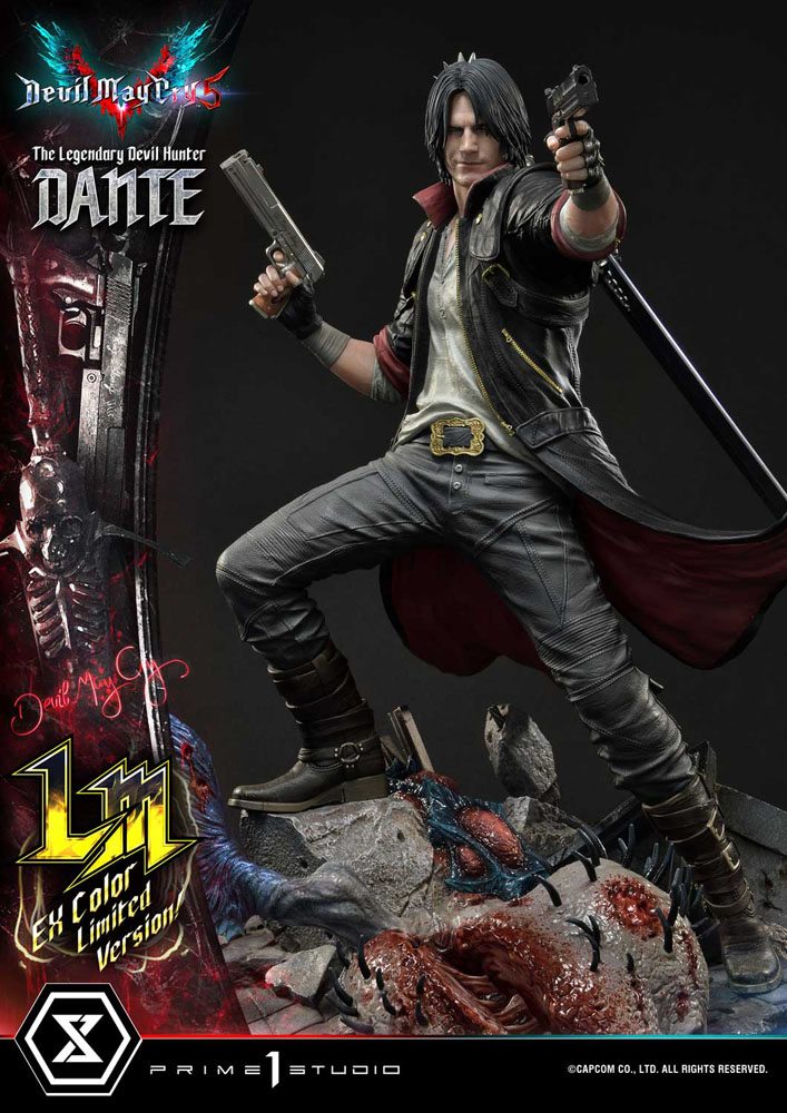 1/4 Quarter Scale Statue: Dante Exclusive Devil May Cry 1 Premium Statue by  Darkside Collectibles Studio