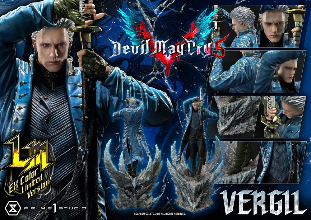 1/4 Quarter Scale Statue: Vergil Deluxe Bonus Version Devil May