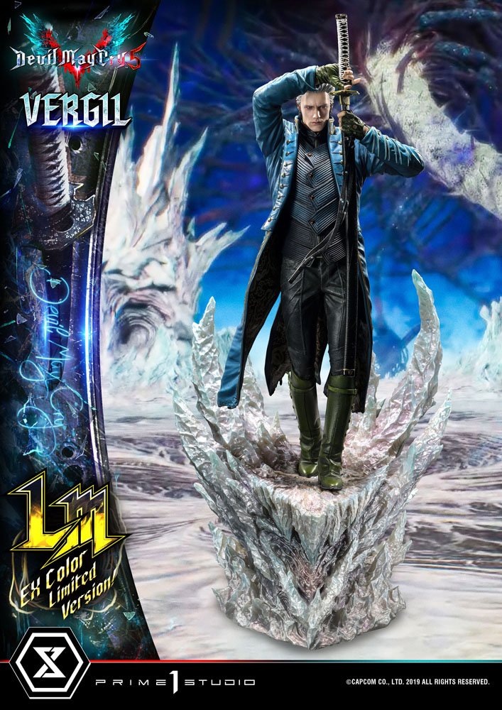 1/4 Quarter Scale Statue: Vergil Exclusive Version Devil May Cry 5 Statue 1/4  by Prime 1 Studio