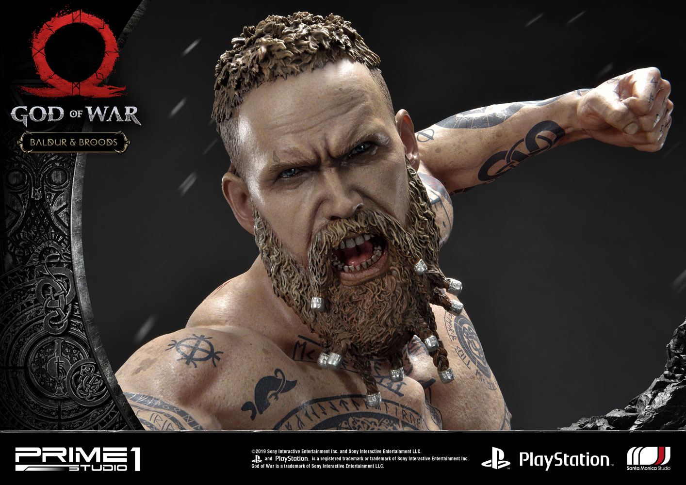 God of War (2018): Baldur & Broods - Statue 62 cm - Prime 1 Studio