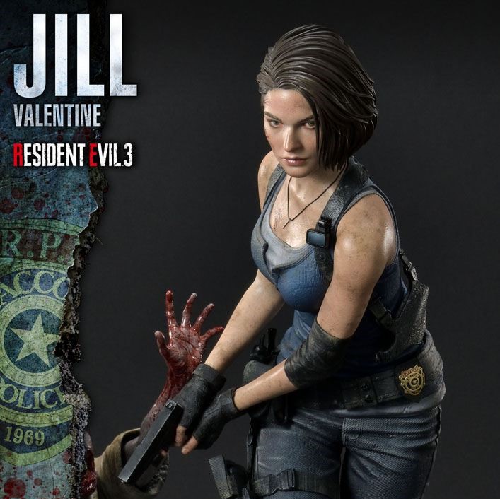 1/4 Quarter Scale Statue: Jill Valentine Resident Evil 3 Statue 1/4 Scale  by Prime 1 Studio