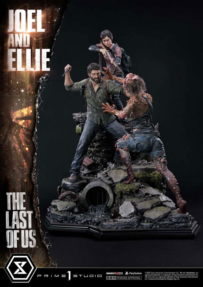 The Last of Us Joel and Ellie 1/9 Scale Statue Set