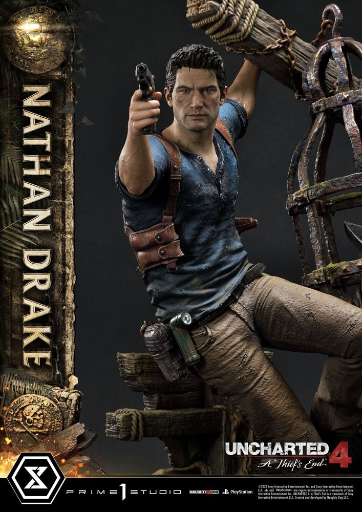 1/4 Quarter Scale Statue: Nathan Drake Uncharted 4 A Thief's End Ultimate  Premium Masterline 1/4 Statue by Prime 1 Studio