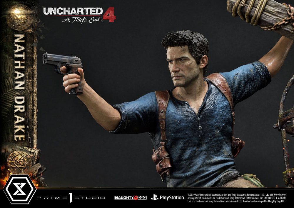 Uncharted 4 Libertalia Collector's Edition, Nathan Drake Statue Figure  ONLY