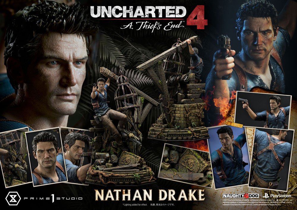 Other Video Games: Nathan Drake Uncharted Movie Art 1/10 Scale Statue by  Iron Studios