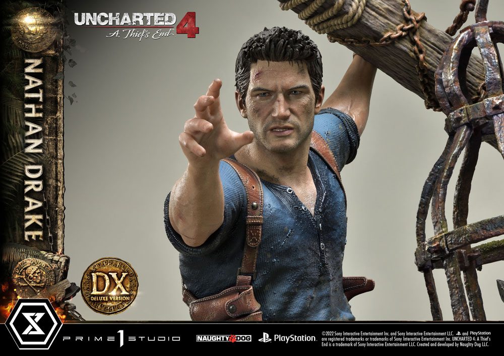 Other Video Games: Nathan Drake Uncharted Movie Art 1/10 Scale Statue by  Iron Studios