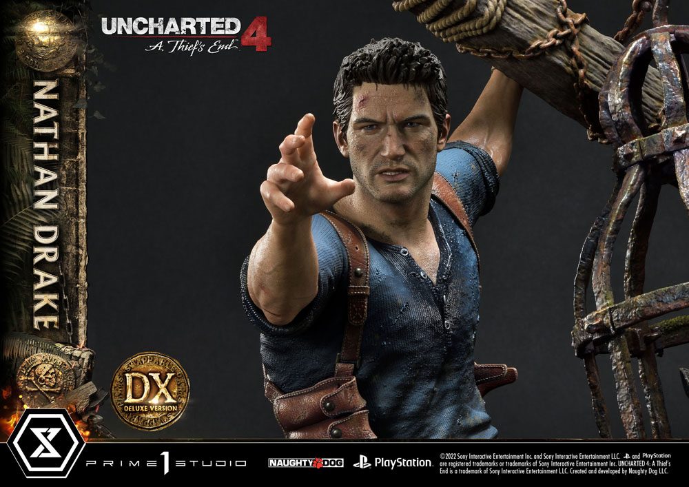 Other Video Games: Nathan Drake Uncharted Movie Art 1/10 Scale Statue by  Iron Studios
