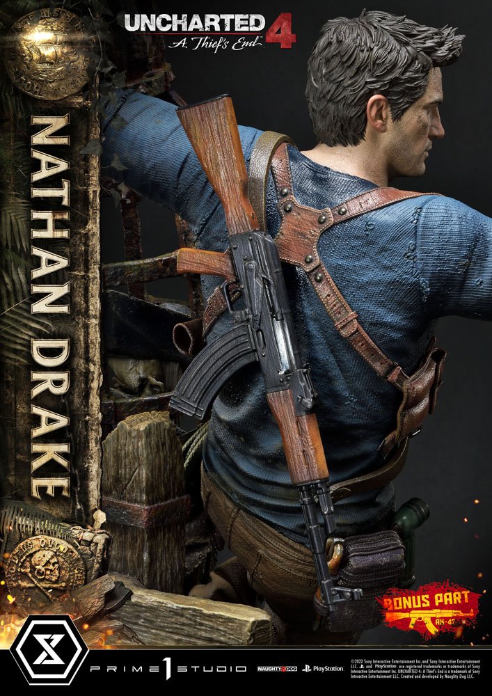 1/4 Quarter Scale Statue: Nathan Drake Uncharted 4 A Thief's End Ultimate  Premium Masterline 1/4 Statue by Prime 1 Studio