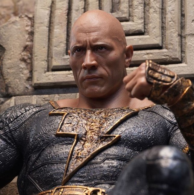 Queen Studios: Black Adam On Throne Black Adam 1/4 Statue by Queen Studios