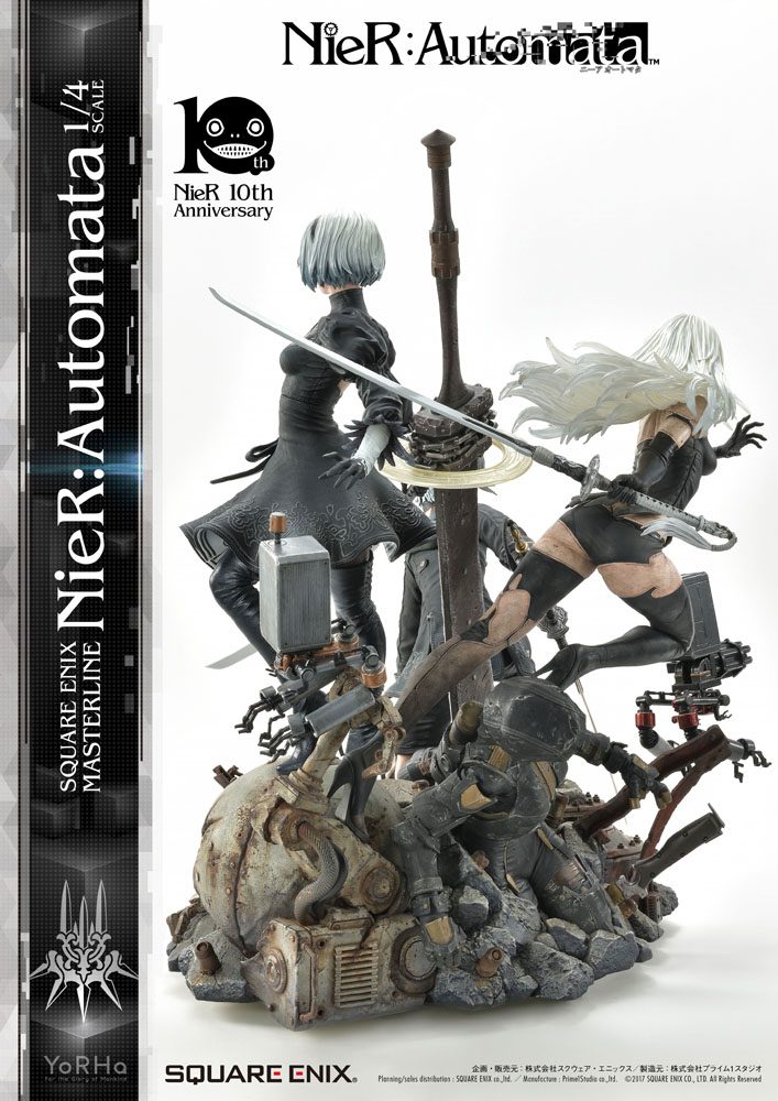 1 4 Quarter Scale Statue 2b 9s Nier Automata 1 4 Statue By Square Enix