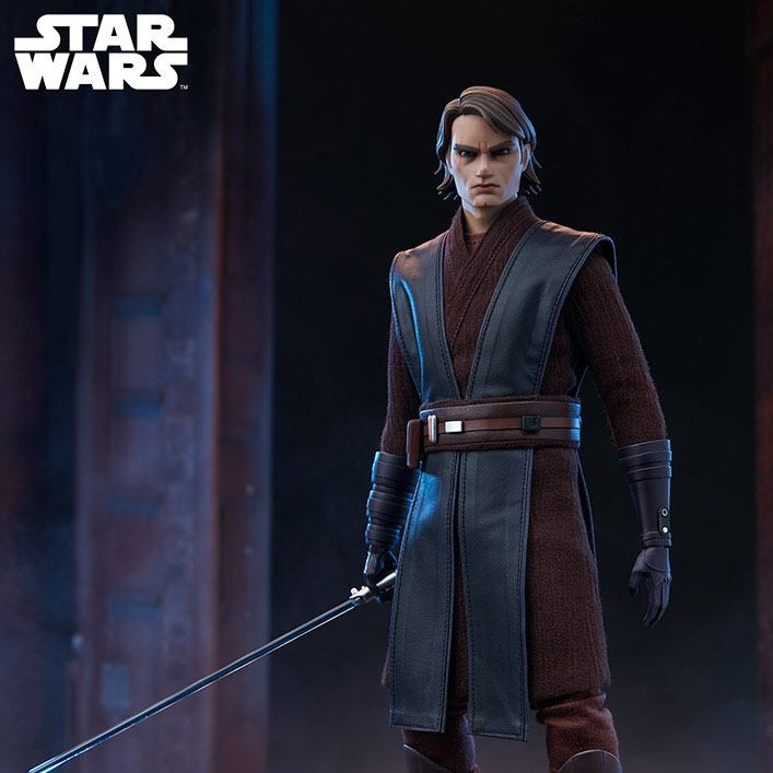 1/6 Sixth Scale Figure: Anakin Skywalker Star Wars The Clone Wars 1/6  Action Figure by Sideshow Collectibles