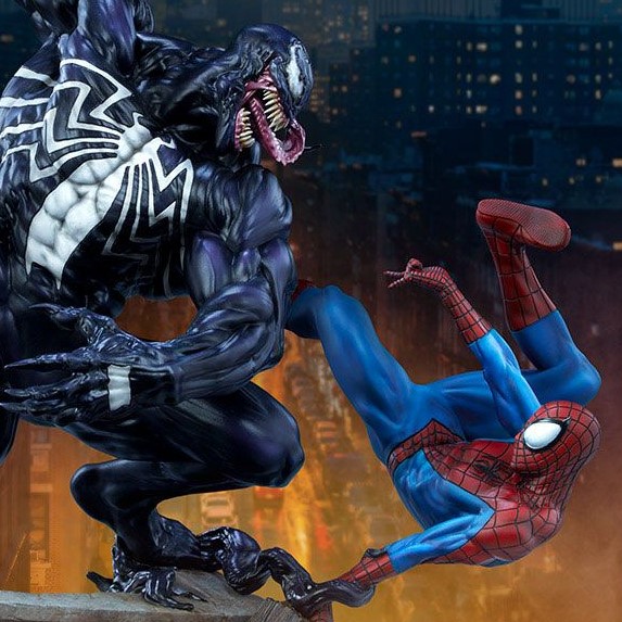 Паук против. Venom vs Spider man Sideshow. Веном против человека паука битва. Человек паук 2008 против Венома. Человек паук Эндрю Гарфилда против Венома.