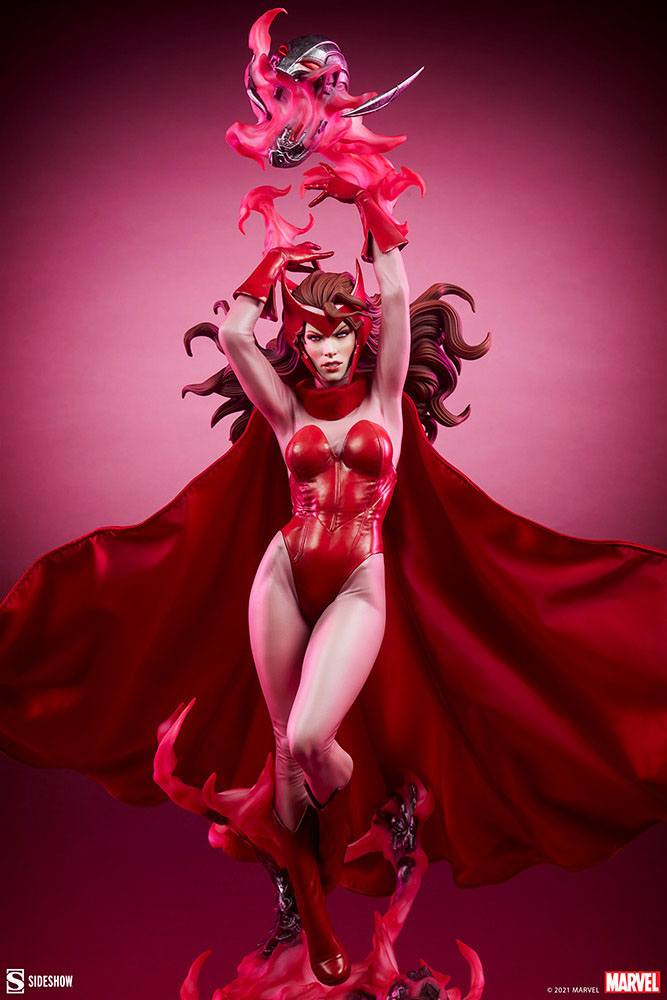 Marvel Scarlet Witch Marvel Premium Format Statue By Sideshow Collectibles