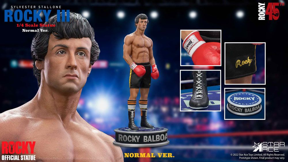 Rocky: Rocky Balboa Rocky III Statue 1/4 by Star Ace Toys